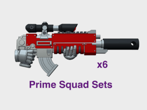 Primefire X31-Stlk : Prime Squad Set in Tan Fine Detail Plastic: Medium