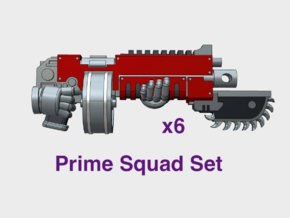 Primefire X2D-Aslt : Prime Squad Set in Tan Fine Detail Plastic: Medium