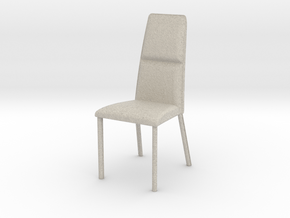 Modern Miniature 1:24 Chair in Natural Sandstone: 1:24