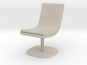 Modern Miniature 1:24 Chair in Natural Sandstone: 1:24