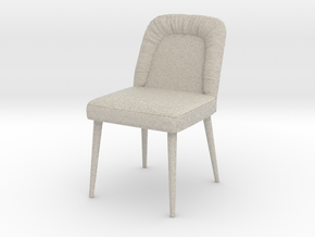 Modern Miniature 1:24 Chair in Natural Sandstone: 1:24