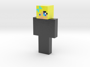 Noobin69 | Minecraft toy in Glossy Full Color Sandstone