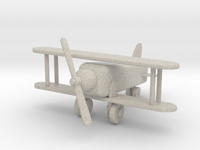 Miniature 1:12 Dollhouse Airplane in Natural Sandstone: 1:12