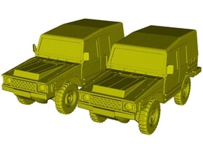 1/144 scale Volkswagen Type 183 Iltis vehicles x 2 in Clear Ultra Fine Detail Plastic