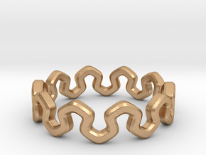 Crown Ring _ C in Natural Bronze: 5 / 49