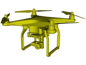 1/64 scale hand-held UAV drone miniature x 1 in Tan Fine Detail Plastic