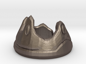 Miniature Crown  in Polished Bronzed-Silver Steel