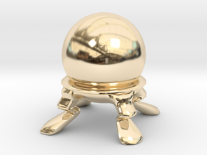 Crystal Ball Miniature in 14K Yellow Gold