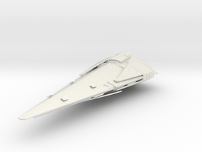 1000 Raider class corvette Star Wars in White Premium Versatile Plastic