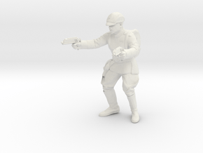 Clone Officer 2 ready for war Legion Scale in White Natural Versatile Plastic