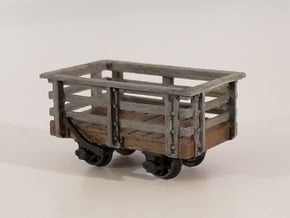 009 WHR / NWNGR Slate Wagon 4mm in Smooth Fine Detail Plastic