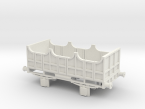 00 Scale Liverpool & Manchester Railway 3rd Coach  in White Natural Versatile Plastic