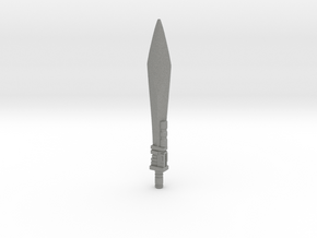 6mm Energo Sword for Upsized KO PotP Grimlock in Gray PA12