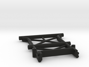 Rear Wing and Bumper mount for Exo Terra Buggy in Black Natural Versatile Plastic