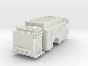 1/87 Bristol CT Engine Body rollup doors w/ Pump s in White Natural Versatile Plastic