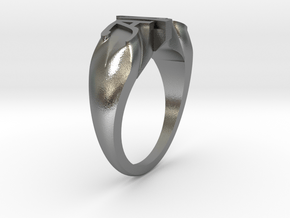 Engagement Ring Version 2 in Natural Silver