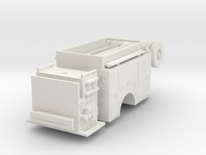 1/87 AHHL Engine Body Compartment Doors w/ pump in White Natural Versatile Plastic