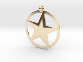 Star charm in 14K Yellow Gold