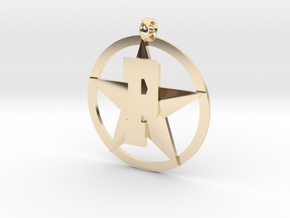 PHS charm - Plains Star in 14K Yellow Gold
