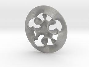 "Nine rings" pendant in Aluminum