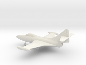 Grumman F9F-5 Panther in White Natural Versatile Plastic: 1:72