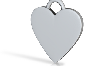 Cosplay Charm - BOP Heart (variant 2) in Tan Fine Detail Plastic