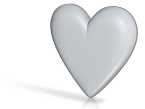 Cosplay Charm - BOP Heart Gem in Tan Fine Detail Plastic