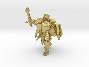 Wight King in Natural Brass