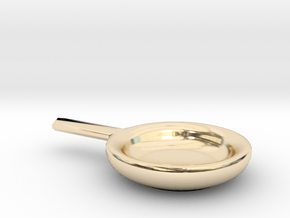 Miniature Pan  in 14k Gold Plated Brass