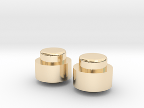 Adjustment Buttons - Metal in 14K Yellow Gold