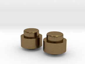 Adjustment Buttons - Metal in Natural Bronze
