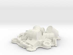 Scrap Junk Pile 1/120 in White Natural Versatile Plastic