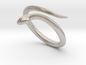 Snake Bracelet_B01 in Platinum: Small