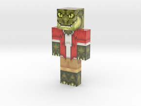 Dino Man | Minecraft toy in Glossy Full Color Sandstone