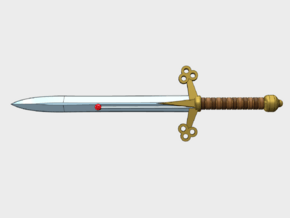 Energy Sword: Claymore (No Hands) in Tan Fine Detail Plastic