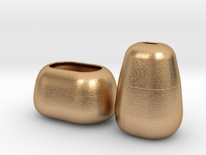 Modern Miniature 1:12 Vase Set in Natural Bronze: 1:12