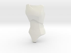 Large Figure Female Torso 26481 | CCBS in White Natural Versatile Plastic