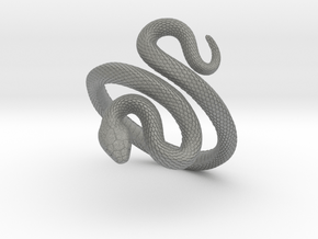 Snake Bracelet_B02 in Gray PA12: Small