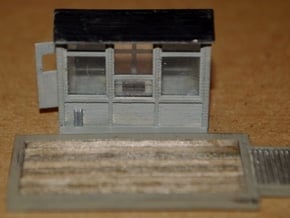 N-Scale Grain Scale & Shack in Smooth Fine Detail Plastic