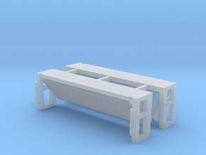 Folded Bed Lift Gate UP Position 1-50 Scale 2 Pack in Smooth Fine Detail Plastic