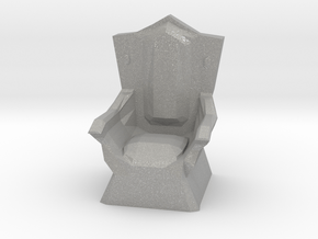 Miniature Throne in Aluminum