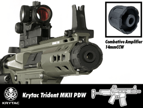 Krytac Trident Series- Combative Amplifier 14mmCCW in Black Natural Versatile Plastic