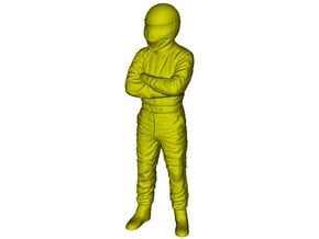 1/24 scale Stig F1 racing driver figure in Smooth Fine Detail Plastic