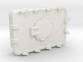 1/72 Scale 54 x 36 inch Hatch in White Natural Versatile Plastic