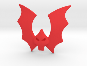 Horde Bat Emblem Classics in Red Processed Versatile Plastic