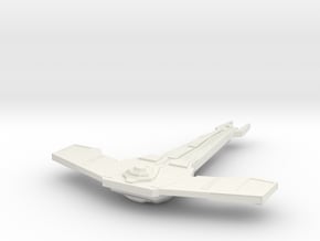 Cardassian Wargor class DattleCruiser in White Natural Versatile Plastic