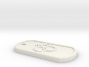 gay dog tag in White Natural Versatile Plastic