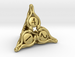 D4 Balanced - Snakes in Natural Brass