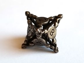 D8 Balanced - Snakes in Polished Bronze Steel