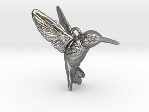 Hummingbird in Polished Silver